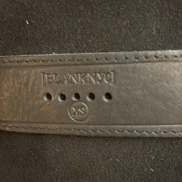 NWOT Asymmetrical black jacket from BlankNYC - Picture 6 of 6